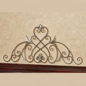 Morgan Wall Topper | Platinum Metal Traditional Design