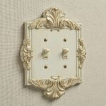 Sephoria Ivory/Gold Switchplates | Hand-Cast Aluminum
