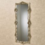Vallerie Rectangular Wall Mirror | Platinum Diamond Cutout